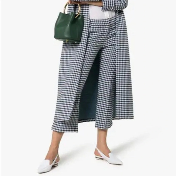 New in Box Nicholas Kirkwood Beya Textured-leather Slingback Flats In White$540 - Picture 10 of 14